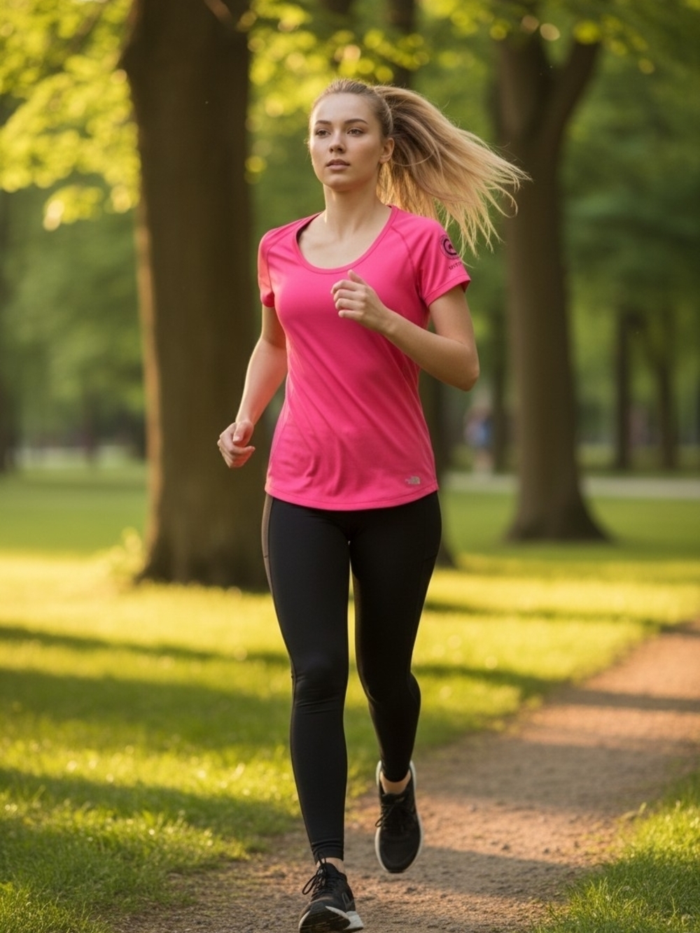 The North Face Hot Pink Flight Series  Endurance Challenge Graphic Tee